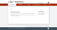 Desktop Screenshot of hafenausschuss.bremische-buergerschaft.de